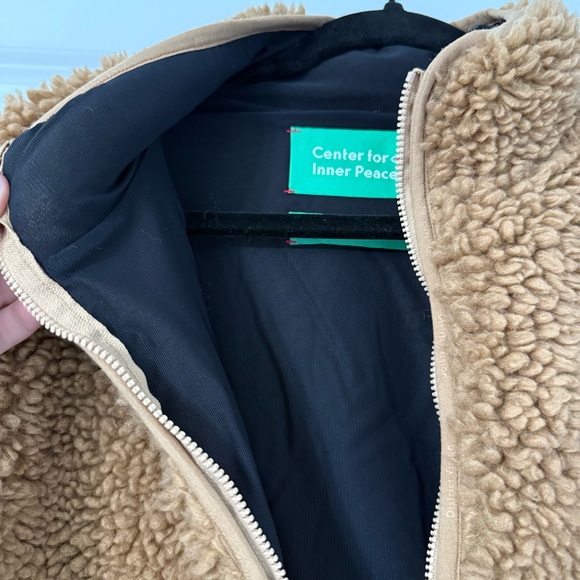 District Vision Heavyweight Half-Zip Pile Fleece - Sand - Picture 5 of 6